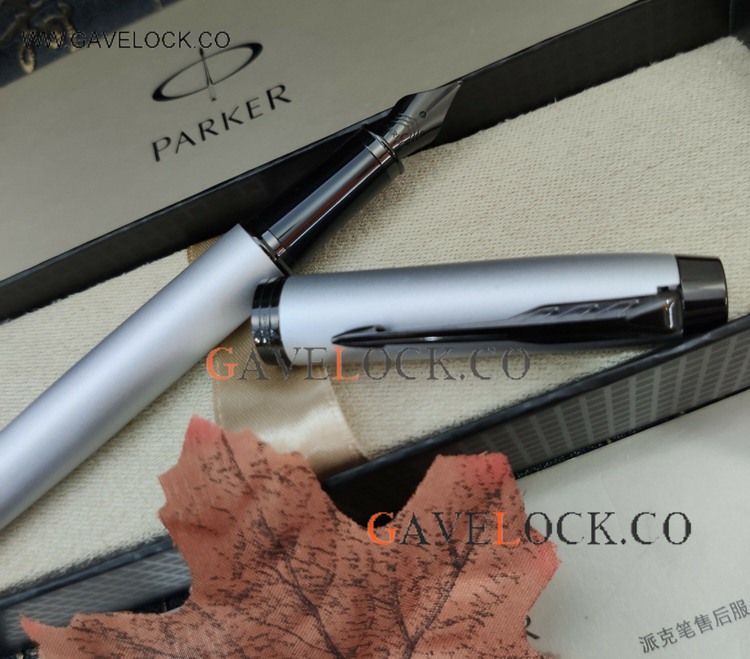 PARKER IM Matte Silver Black Fountain Pen Best Quality